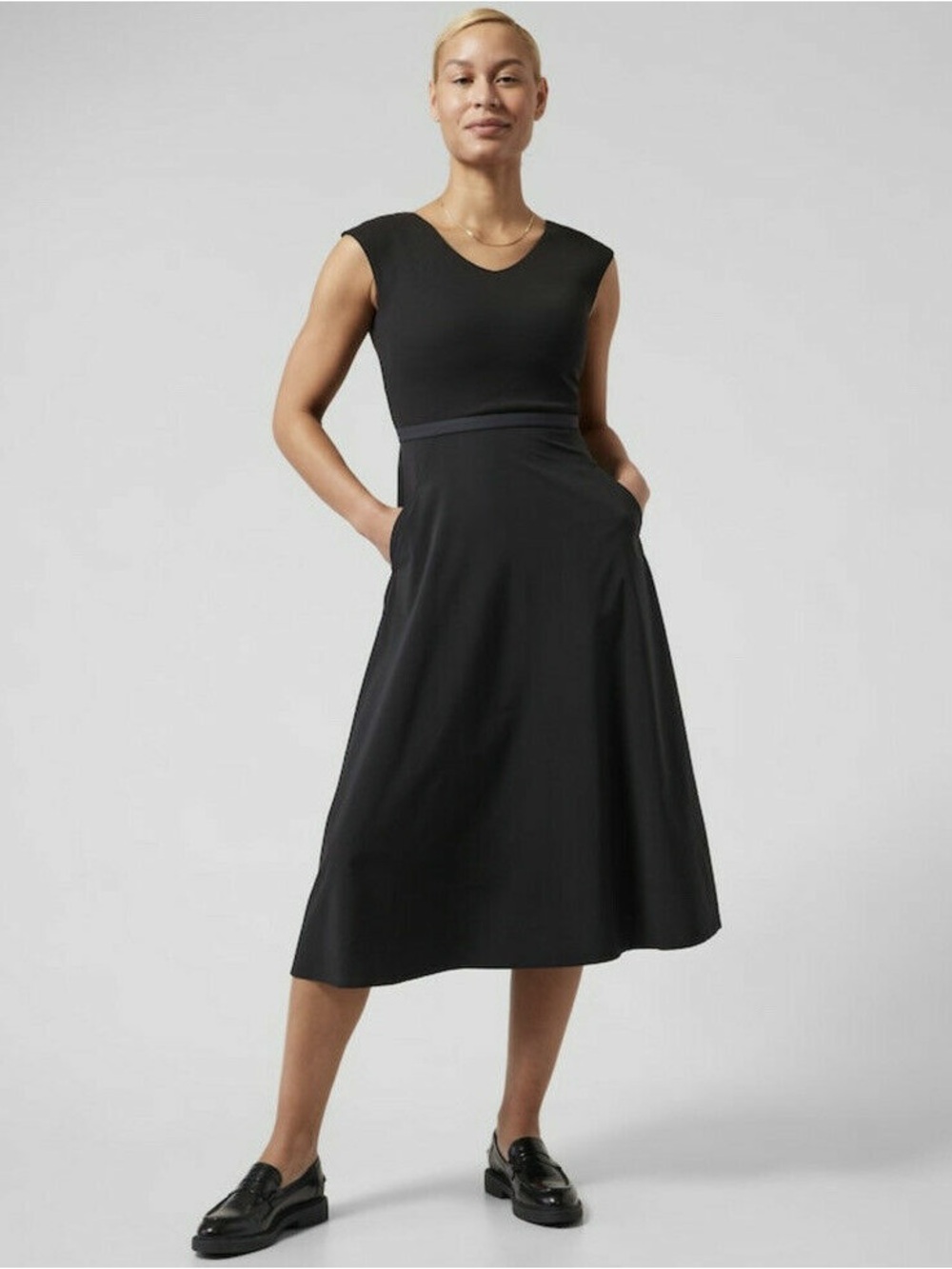 New Athleta Ryder Dress Size 3X- Black